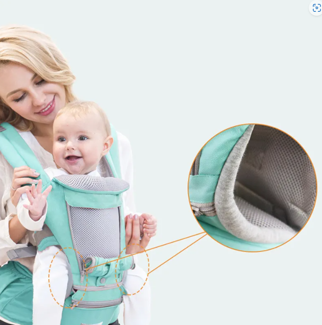 Porte-bébé ergonomique 3-en-1